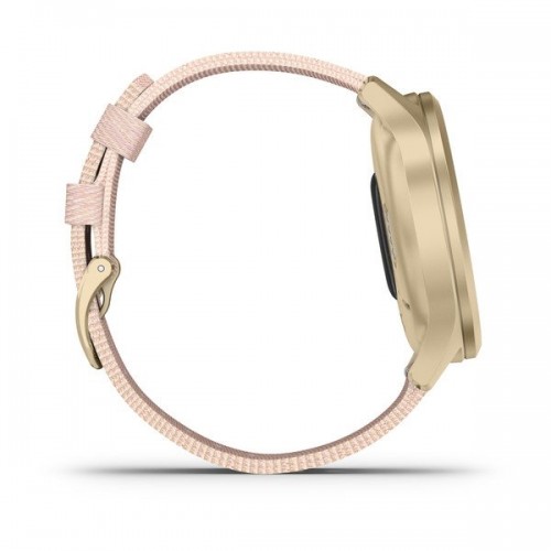 Garmin vivomove Style Light Gold Blush Pink Nylon 